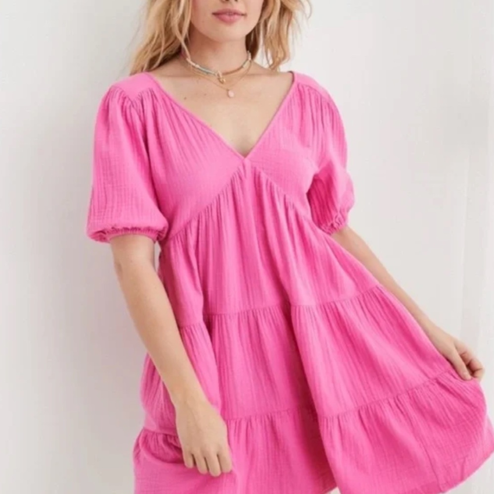 Aerie Flowly Mini Dress